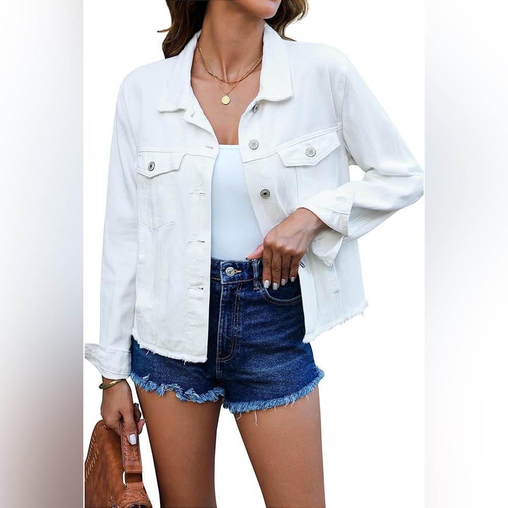 Venezia Off-White Denim Jacket